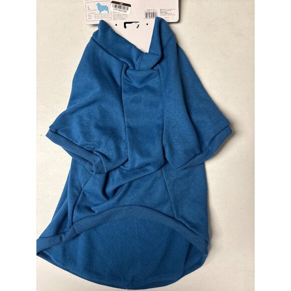 Boots & Barkley Hydrant Inspector Dog Sweatshirt Size Large Blue Pet Apparel NEW - Picture 2 of 5